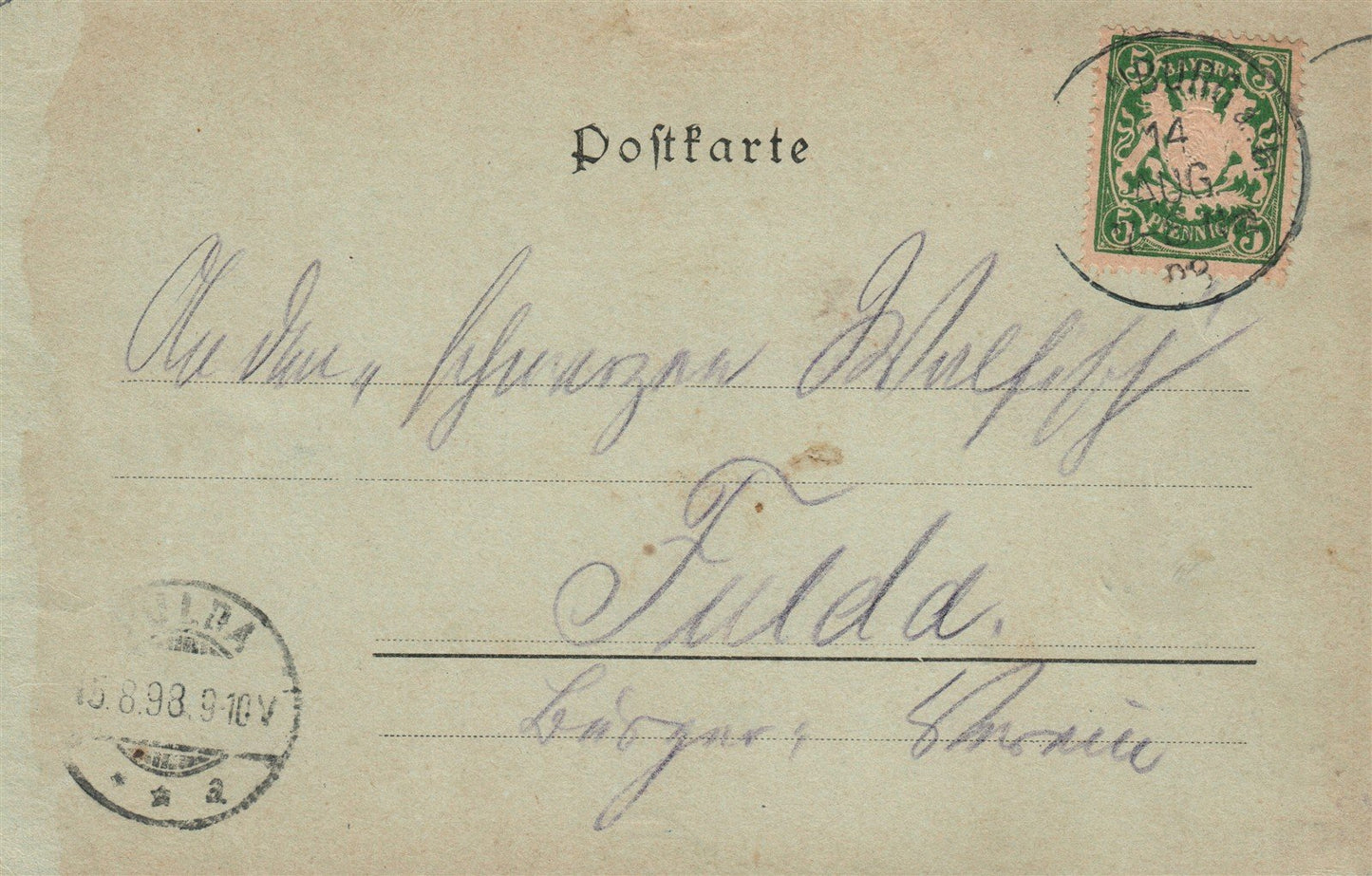 GERMANY ROTHENBURG ANTIQUE POSTCARD