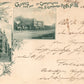 GERMANY COMPAGNIE des EISENBAHN-REGTS. military railway station ANTIQUE POSTCARD