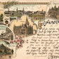 GERMANY GELSENKIRCHEN 1897 ANTIQUE POSTCARD