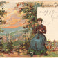 GERMANY GRUSS AUS SCHMALKALDEN ANTIQUE POSTCARD