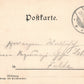 GERMANY GRUSS AUS SCHMALKALDEN ANTIQUE POSTCARD