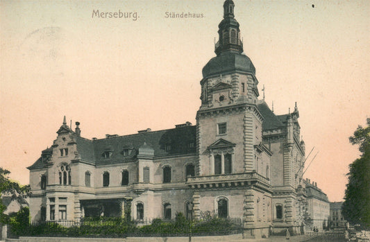 GERMANY MERSEBURG ANTIQUE POSTCARD