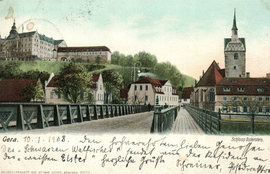 GERMANY GERA ANTIQUE POSTCARD
