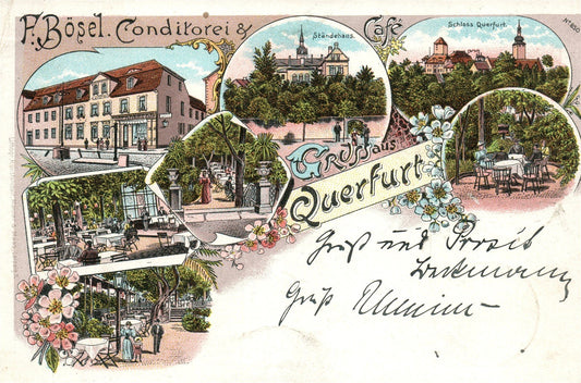 GERMANY OUERFURT ANTIQUE POSTCARD