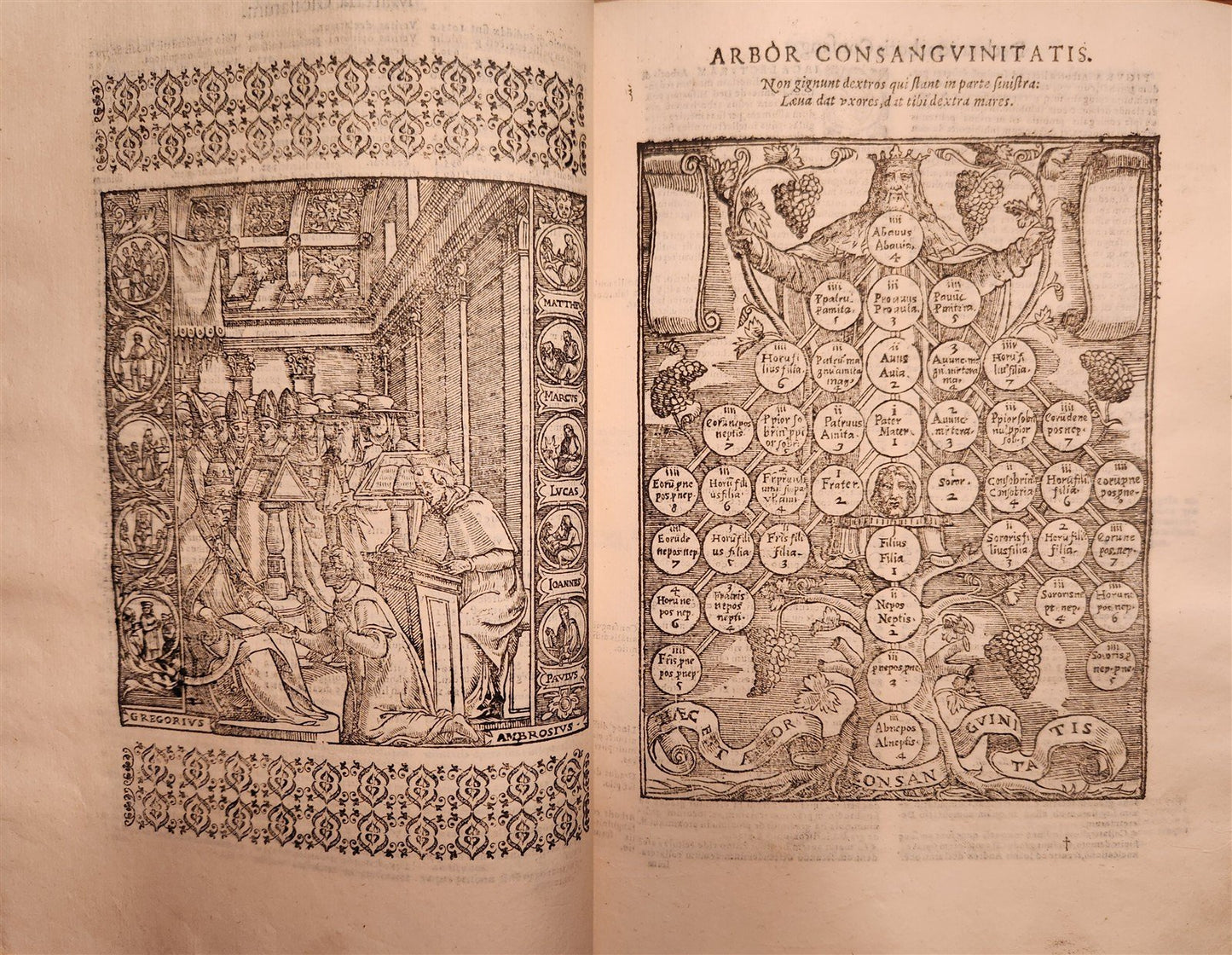 1591 DECRETALS of Pope Gregory IX antique 16th CENTURY