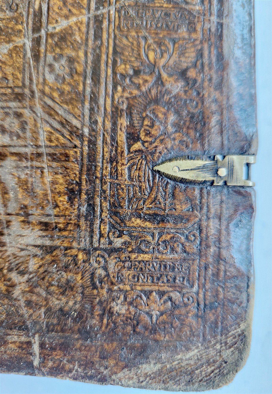 1562 BIBLE ILLUSTRATED antique ORIGINAL PIGSKIN BINDING LATIN BIBLIA SACRA 16 c.