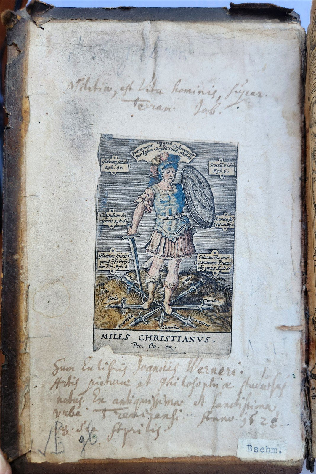 1562 BIBLE ILLUSTRATED antique ORIGINAL PIGSKIN BINDING LATIN BIBLIA SACRA 16 c.