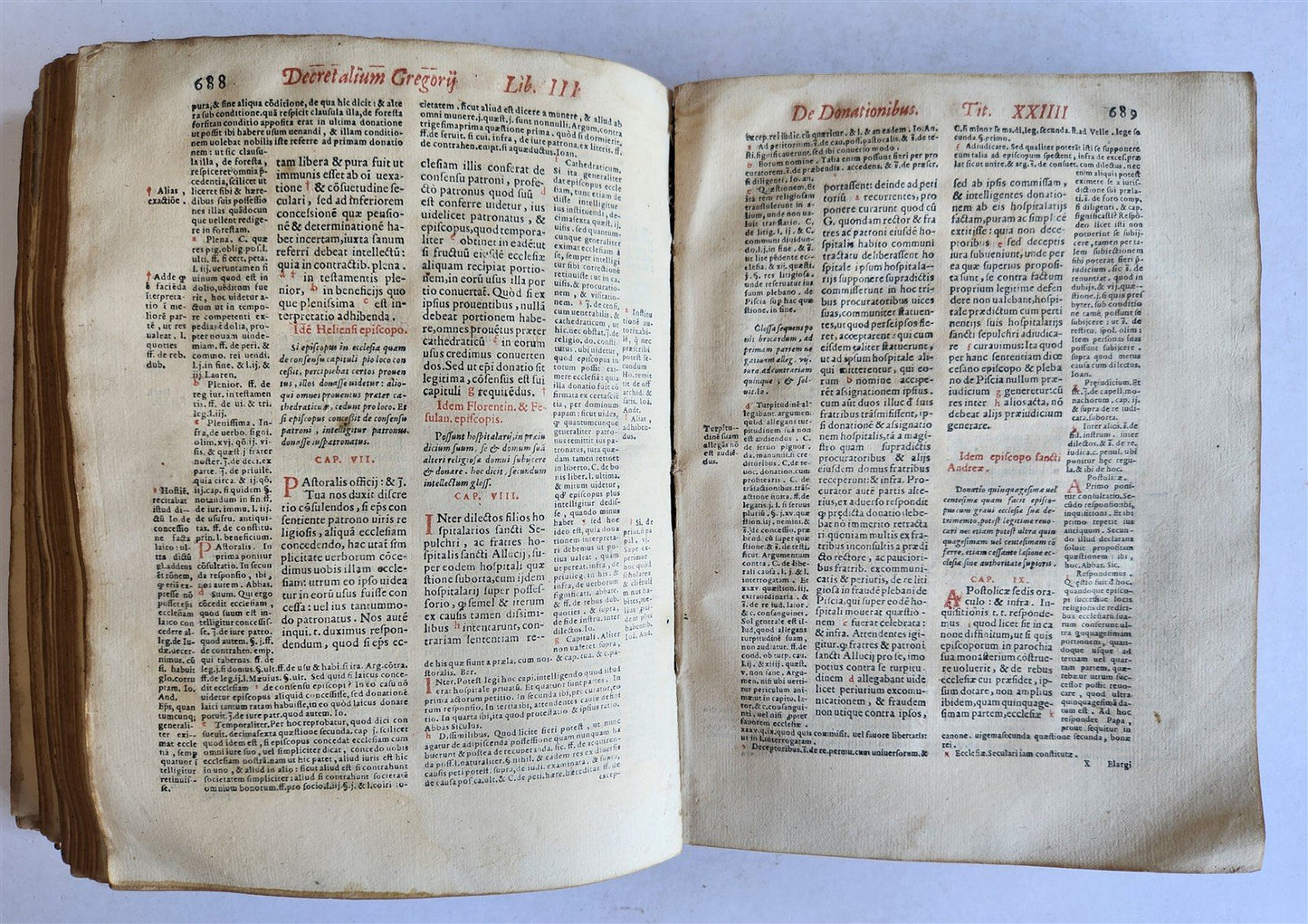 1572 DECRETALS of Pope Gregory IX antique 16th CENTURY CANON LAW