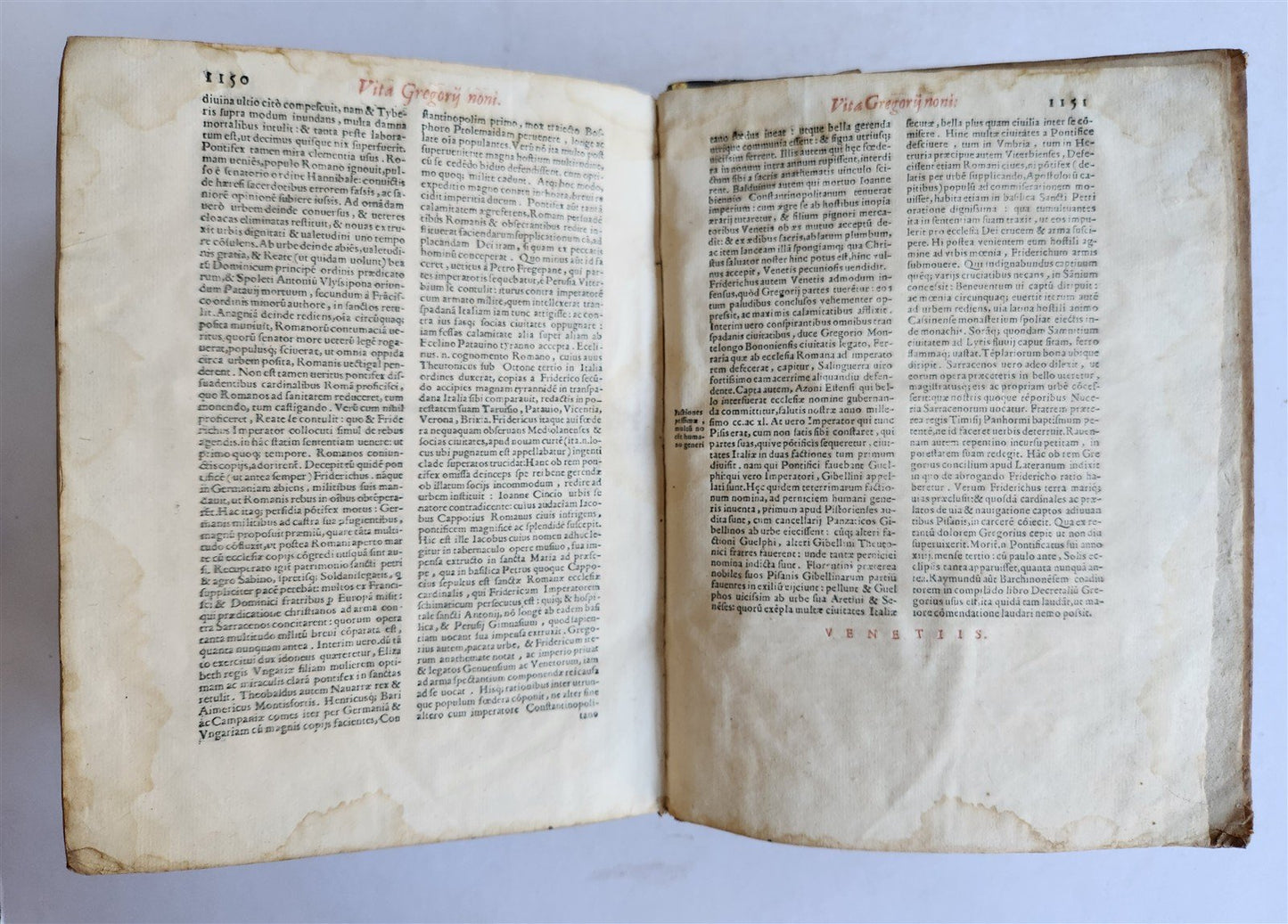 1572 DECRETALS of Pope Gregory IX antique 16th CENTURY CANON LAW