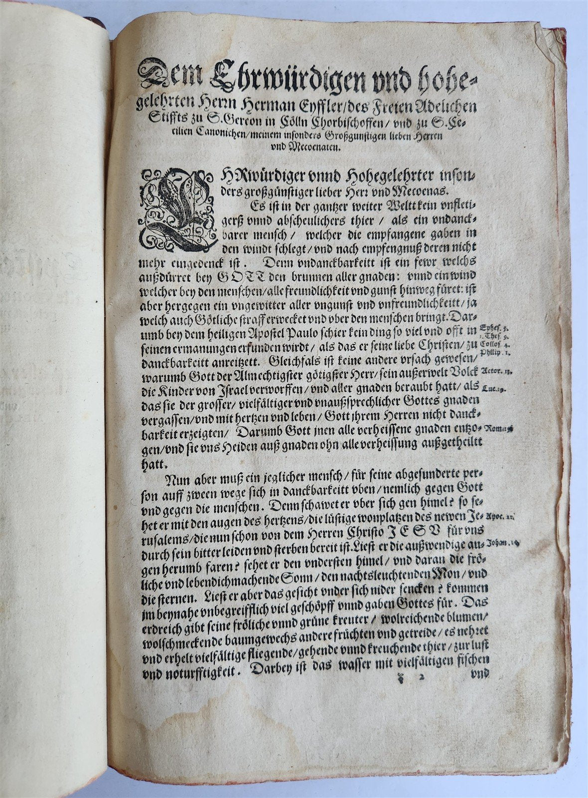 1576 POSTILLA exposition of Epistles & Gospels antique 16th C. ILLUSTRATED FOLIO
