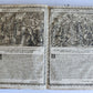 1655 BIBLE FIGURES antique ILLUSTRATED FOLIO Figures des Histoires de Bible
