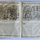 1655 BIBLE FIGURES antique ILLUSTRATED FOLIO Figures des Histoires de Bible