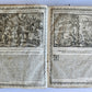1655 BIBLE FIGURES antique ILLUSTRATED FOLIO Figures des Histoires de Bible