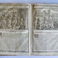 1655 BIBLE FIGURES antique ILLUSTRATED FOLIO Figures des Histoires de Bible