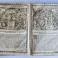 1655 BIBLE FIGURES antique ILLUSTRATED FOLIO Figures des Histoires de Bible