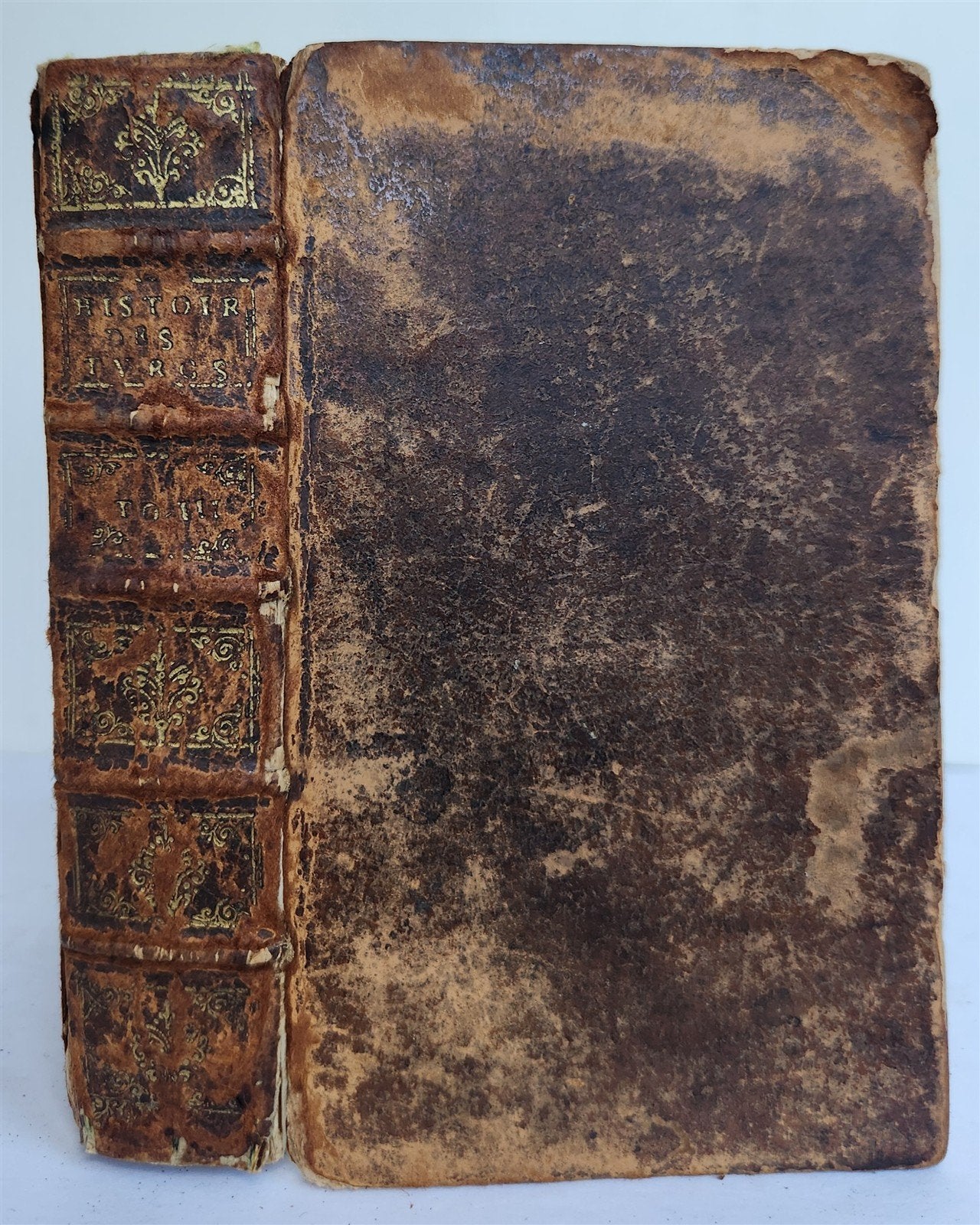 1676 HISTORY of TURKS 2 vols antique ILLUSTRATED 21 PORTRAITS of TURKISH SULTANS