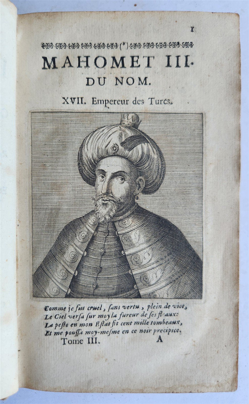 1676 HISTORY of TURKS 2 vols antique ILLUSTRATED 21 PORTRAITS of TURKISH SULTANS