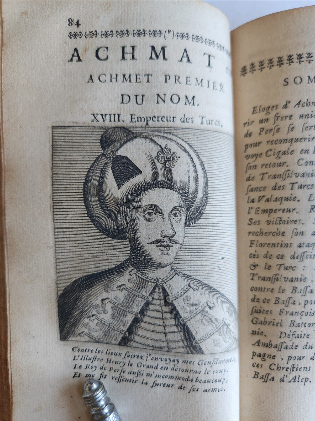 1676 HISTORY of TURKS 2 vols antique ILLUSTRATED 21 PORTRAITS of TURKISH SULTANS