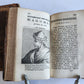 1676 HISTORY of TURKS 2 vols antique ILLUSTRATED 21 PORTRAITS of TURKISH SULTANS