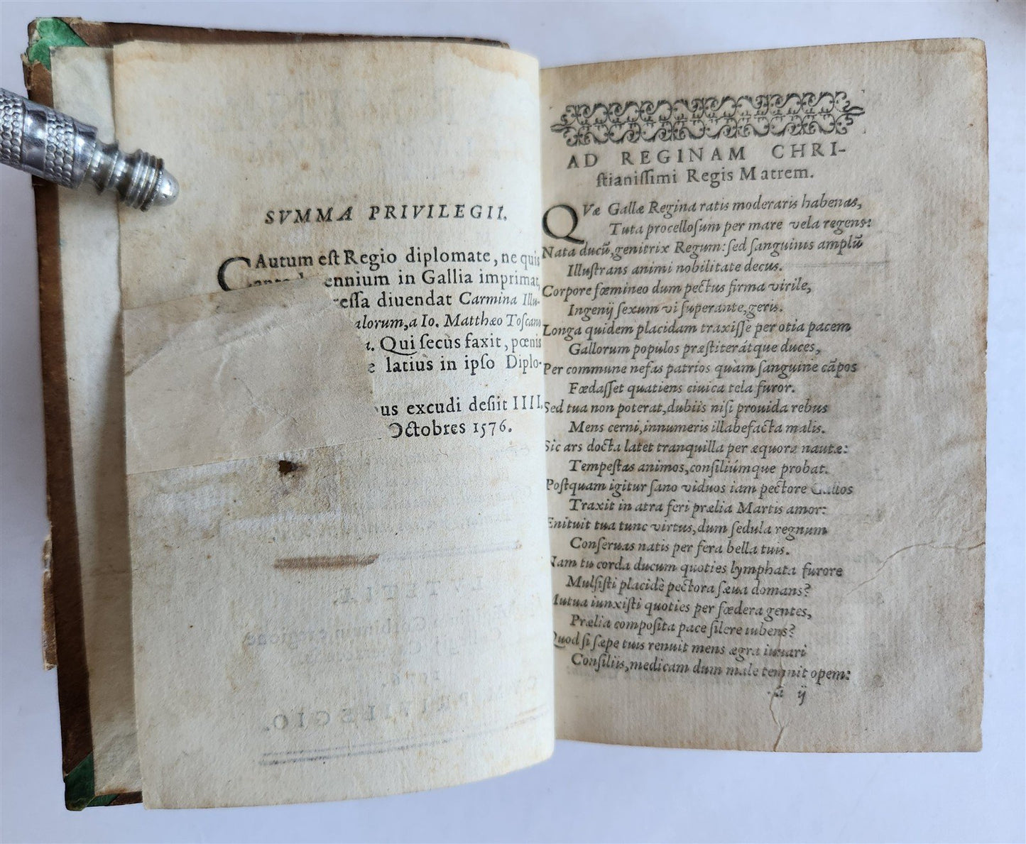 1576 ITALIAN POETRY antique Carmina illustrium poetarum Italorum 16th CENTURY
