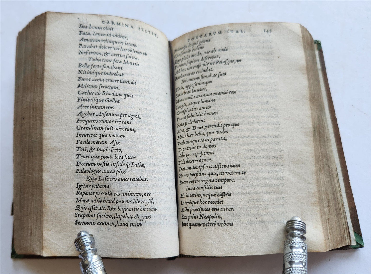 1576 ITALIAN POETRY antique Carmina illustrium poetarum Italorum 16th CENTURY