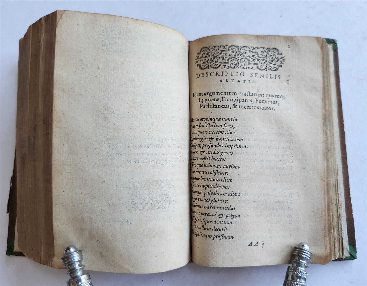 1576 ITALIAN POETRY antique Carmina illustrium poetarum Italorum 16th CENTURY