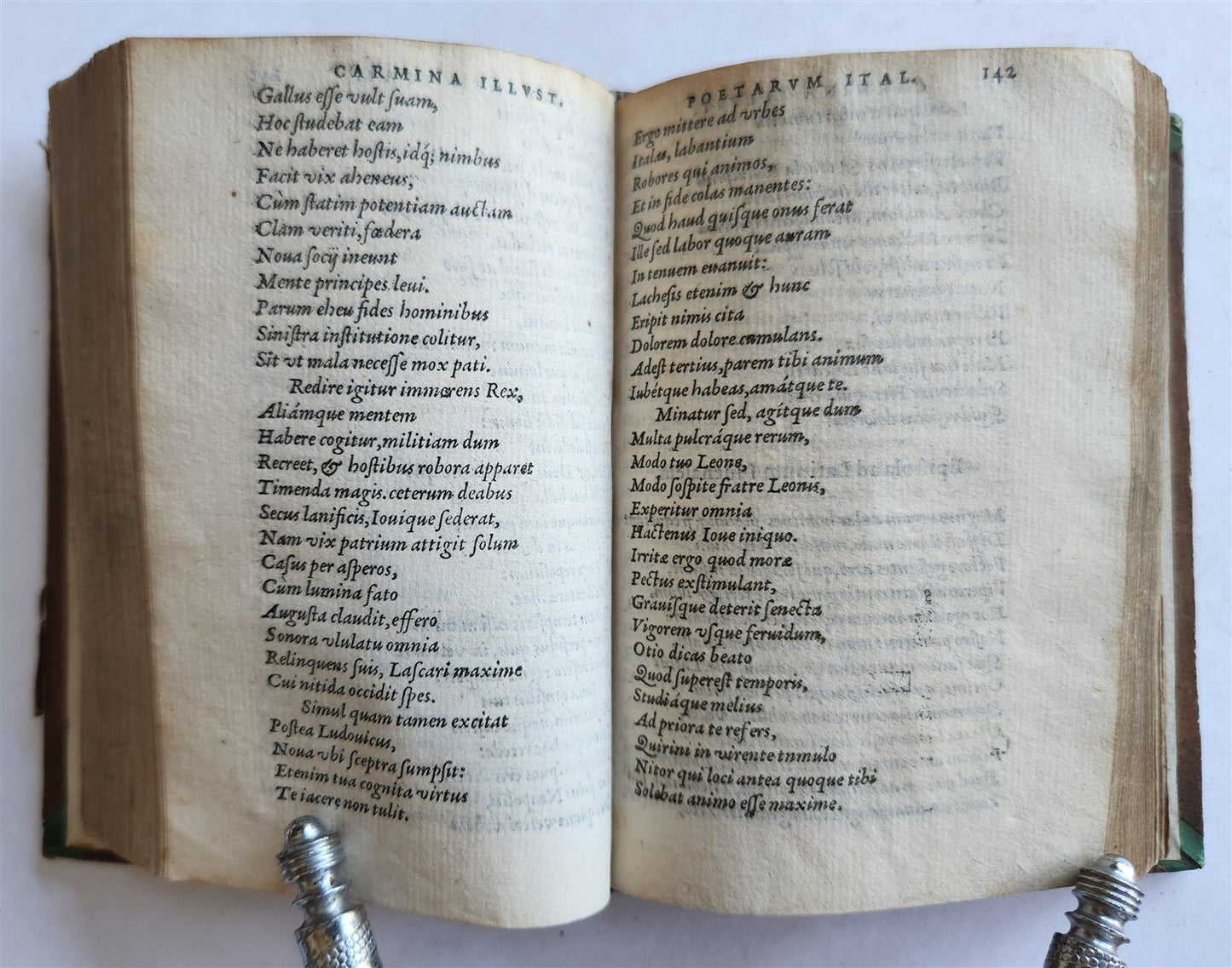 1576 ITALIAN POETRY antique Carmina illustrium poetarum Italorum 16th CENTURY