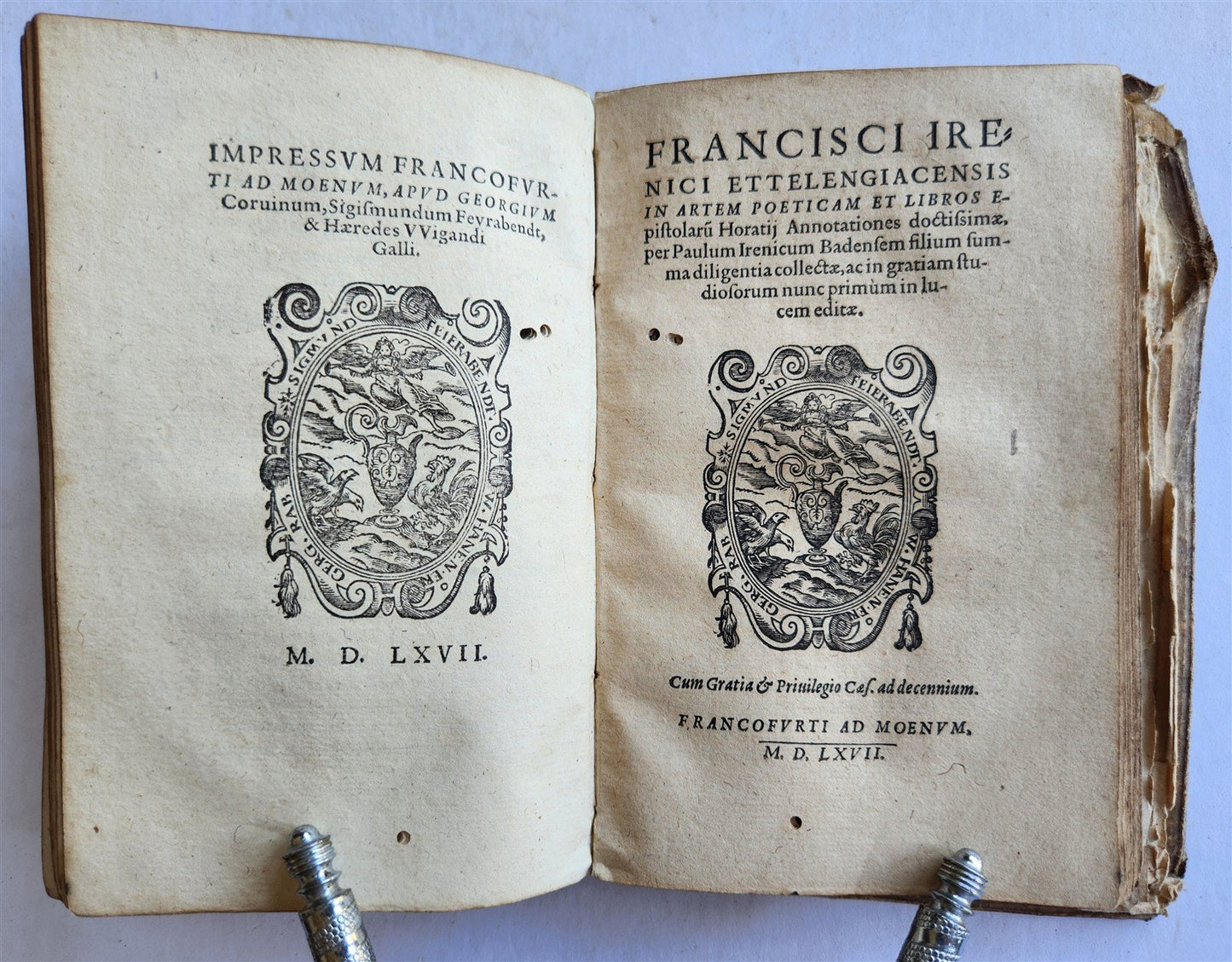 1576 ITALIAN POETRY antique Carmina illustrium poetarum Italorum 16th CENTURY