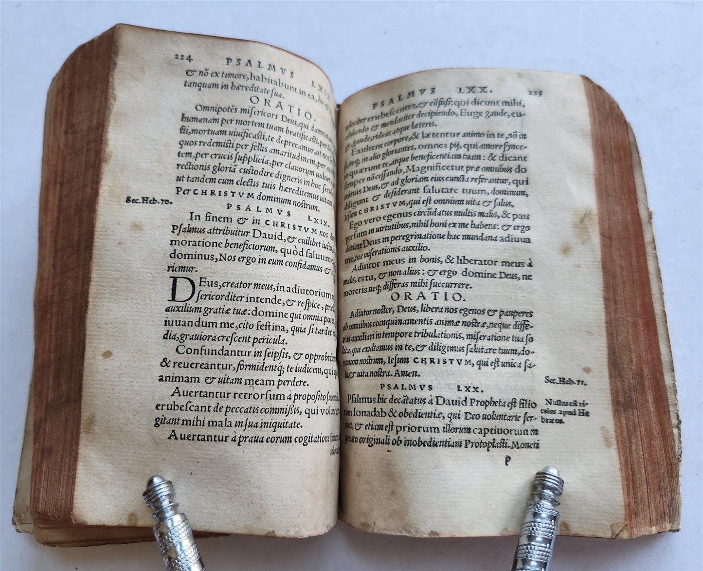 1542 PSALTER antique 16th CENTURY PSALTERIUM PARAPHRASIBUS
