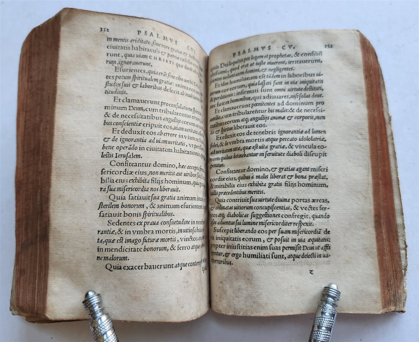 1542 PSALTER antique 16th CENTURY PSALTERIUM PARAPHRASIBUS