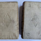 1666 THEOLOGY in DUTCH 4 VOLUMES ILLUSTRATED SET antique VELLUM BINDINGS