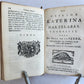 1666 THEOLOGY in DUTCH 4 VOLUMES ILLUSTRATED SET antique VELLUM BINDINGS