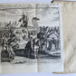 1666 THEOLOGY in DUTCH 4 VOLUMES ILLUSTRATED SET antique VELLUM BINDINGS