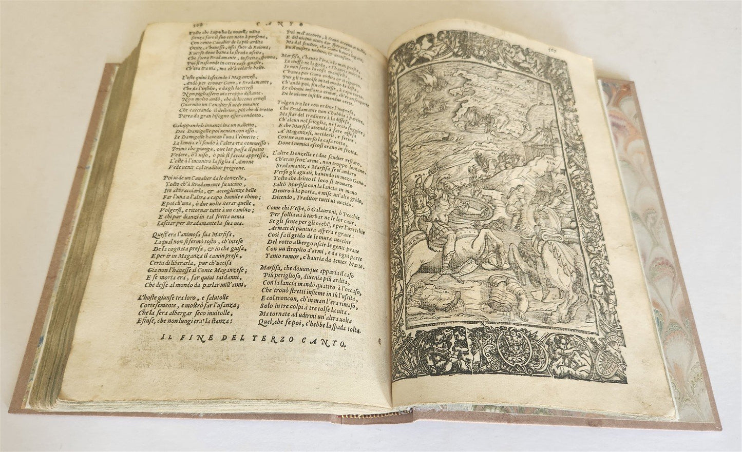 1572 ORLANDO FURIOSO by LUDOVICO ARIOSTO amazingly illustrated ANTIQUE 16th CENT