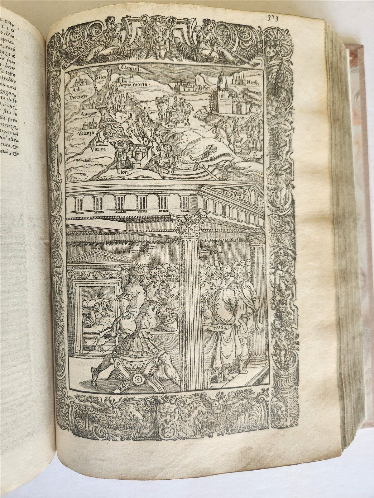 1572 ORLANDO FURIOSO by LUDOVICO ARIOSTO amazingly illustrated ANTIQUE 16th CENT
