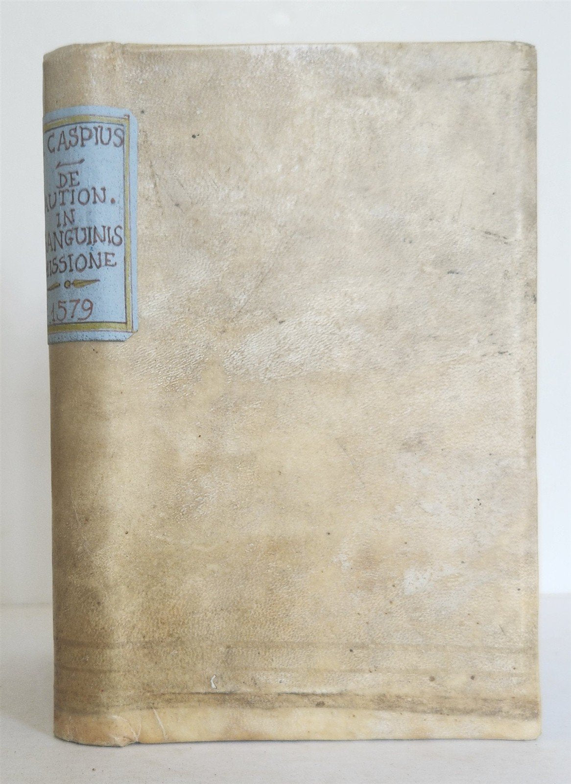 1579 MEDICAL BLOODLETTING TREATISE by Georgii Caspii ANTIQUE rare