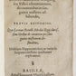 1579 MEDICAL BLOODLETTING TREATISE by Georgii Caspii ANTIQUE rare