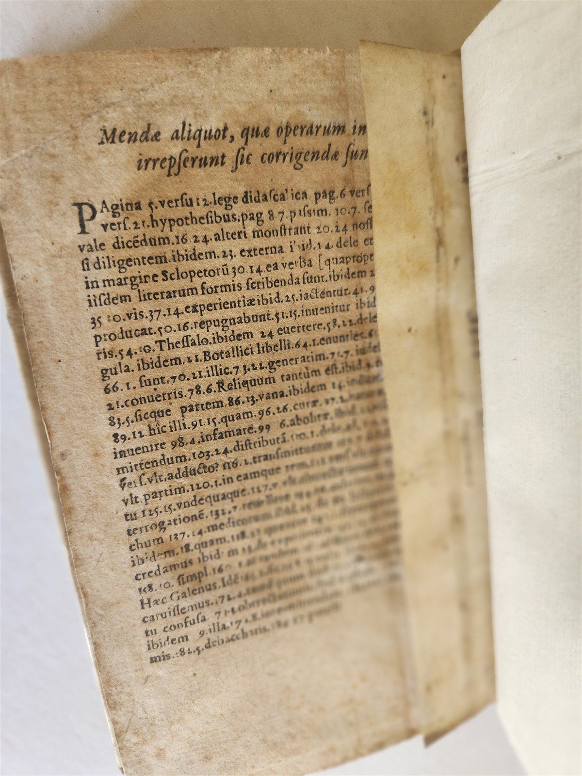 1579 MEDICAL BLOODLETTING TREATISE by Georgii Caspii ANTIQUE rare