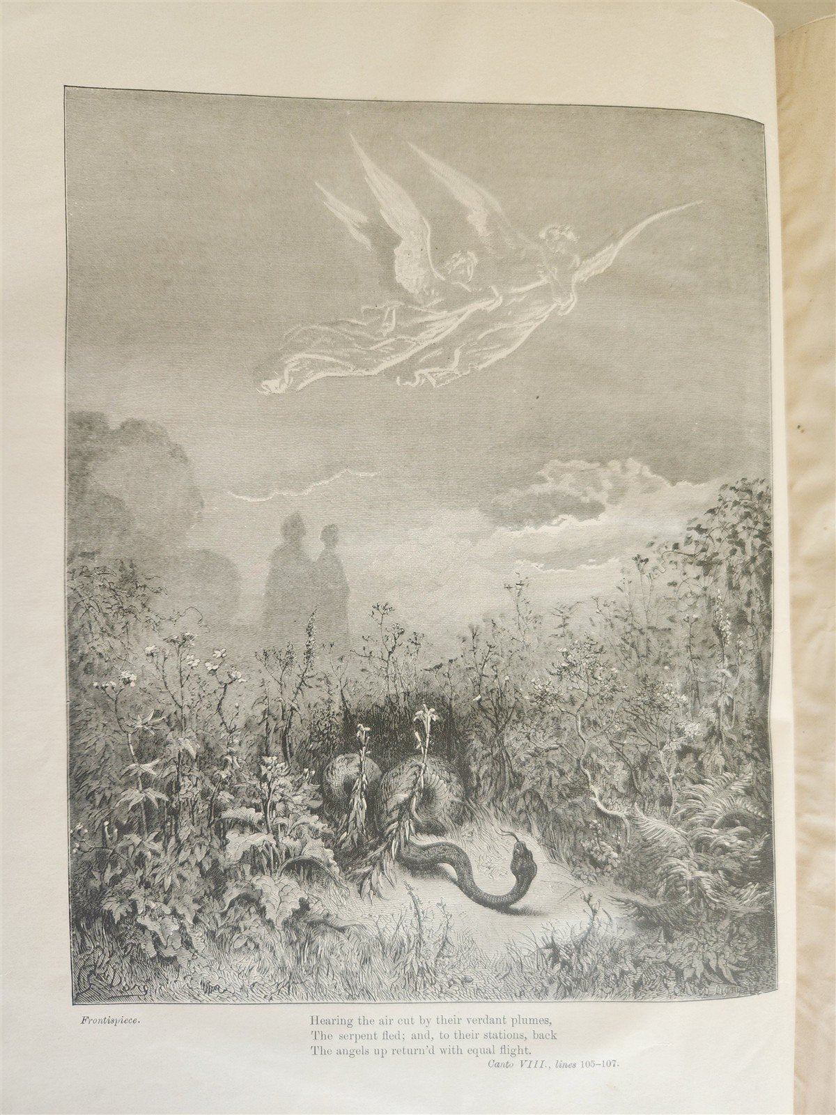 1892 DANTE ALIGHIERI antique PURGATORY AND PARADISE ILLUSTRATED by GUSTAVE DORE