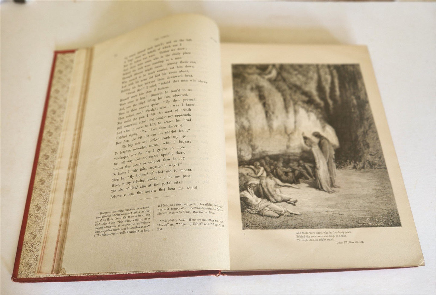 1892 DANTE ALIGHIERI antique PURGATORY AND PARADISE ILLUSTRATED by GUSTAVE DORE