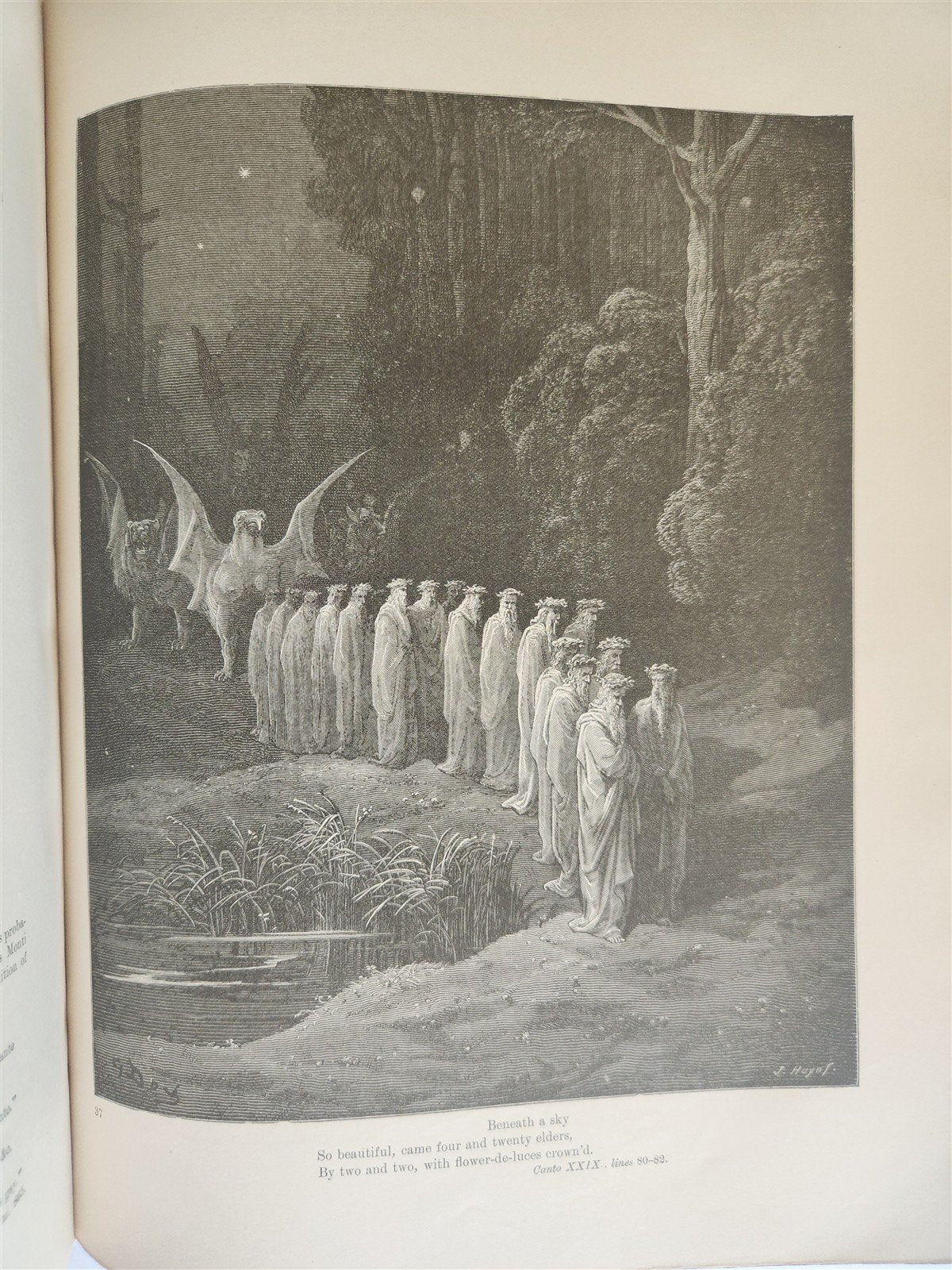 1892 DANTE ALIGHIERI antique PURGATORY AND PARADISE ILLUSTRATED by GUSTAVE DORE