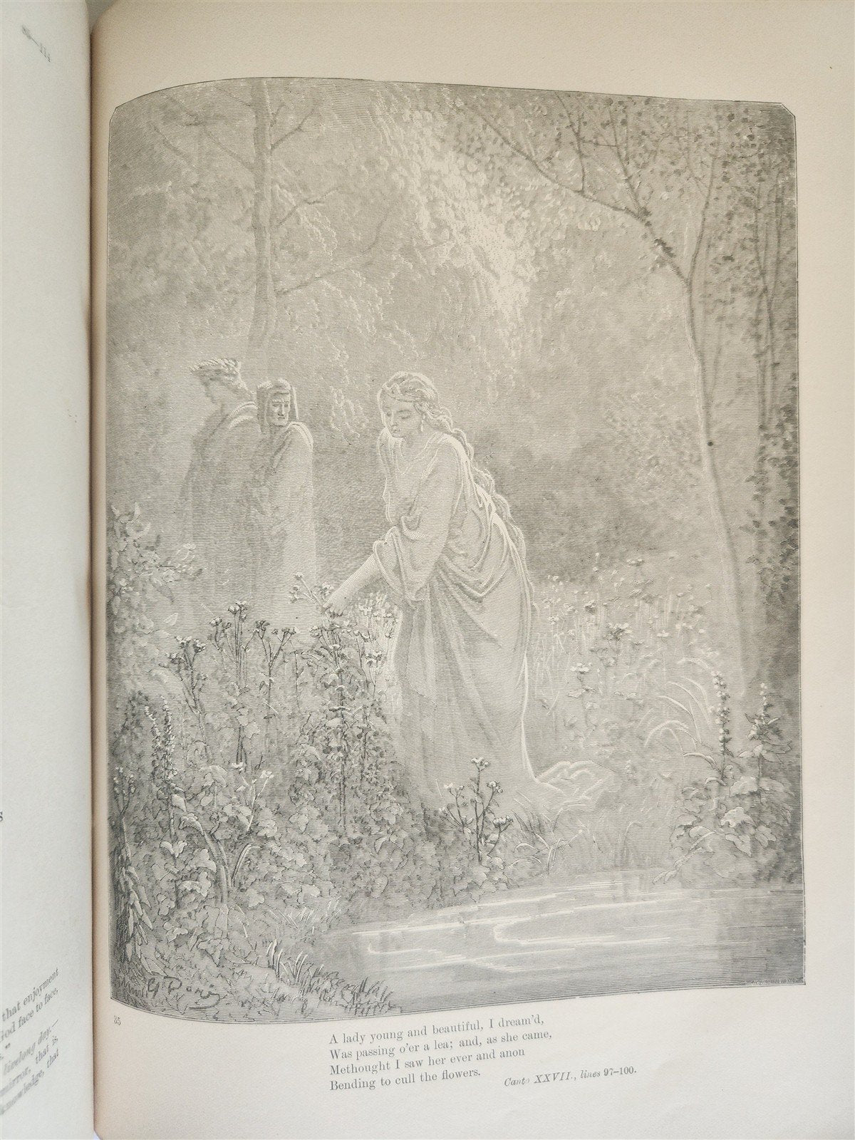 1892 DANTE ALIGHIERI antique PURGATORY AND PARADISE ILLUSTRATED by GUSTAVE DORE