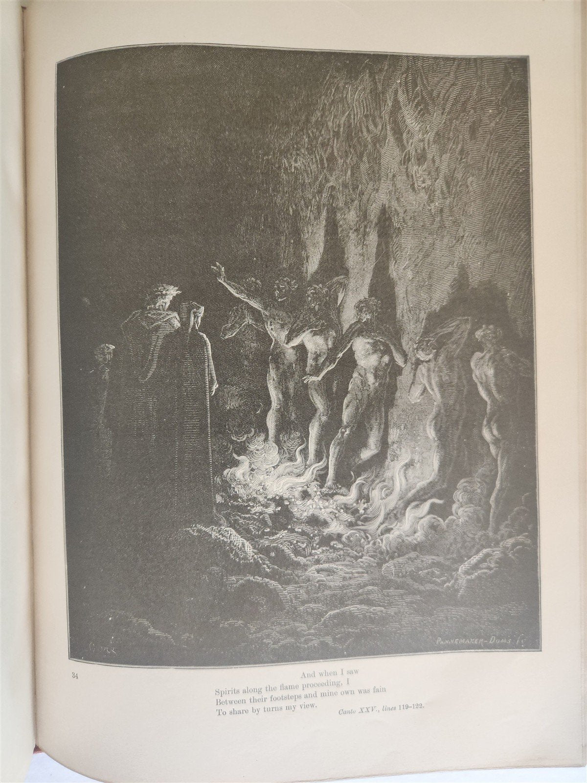 1892 DANTE ALIGHIERI antique PURGATORY AND PARADISE ILLUSTRATED by GUSTAVE DORE