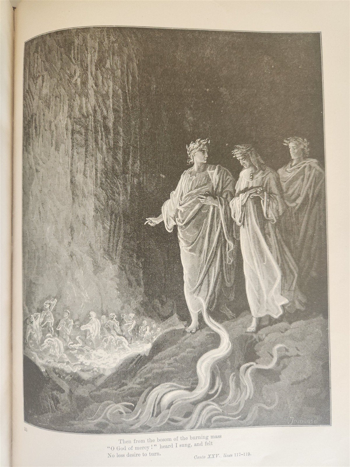 1892 DANTE ALIGHIERI antique PURGATORY AND PARADISE ILLUSTRATED by GUSTAVE DORE
