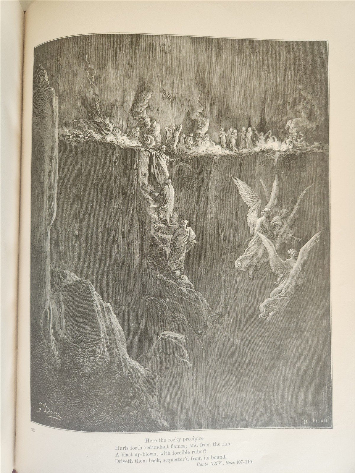 1892 DANTE ALIGHIERI antique PURGATORY AND PARADISE ILLUSTRATED by GUSTAVE DORE
