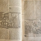 1558 BIBLE ILLUSTRATED antique VELLUM BINDING LATIN BIBLIA SACRA 16 century