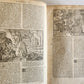 1558 BIBLE ILLUSTRATED antique VELLUM BINDING LATIN BIBLIA SACRA 16 century