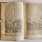 1558 BIBLE ILLUSTRATED antique VELLUM BINDING LATIN BIBLIA SACRA 16 century