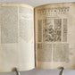 1558 BIBLE ILLUSTRATED antique VELLUM BINDING LATIN BIBLIA SACRA 16 century