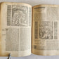 1558 BIBLE ILLUSTRATED antique VELLUM BINDING LATIN BIBLIA SACRA 16 century